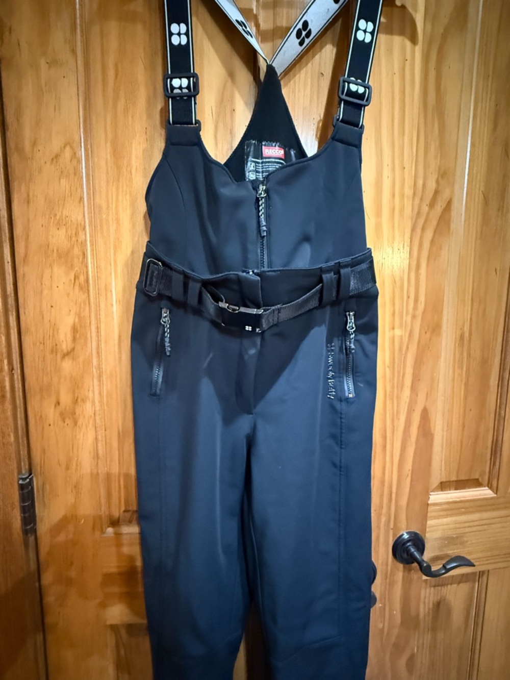 Sweaty Betty Black Belted Ski Jacket and Pants set - Picture 8 of 12